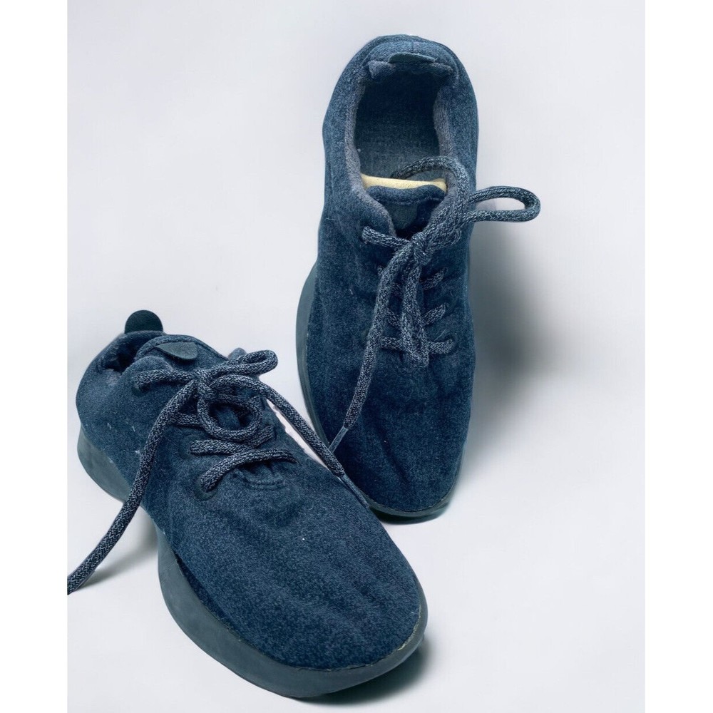 Allbirds Women's Wool Runners Natural Black/Black Sole Shoes Sz 10